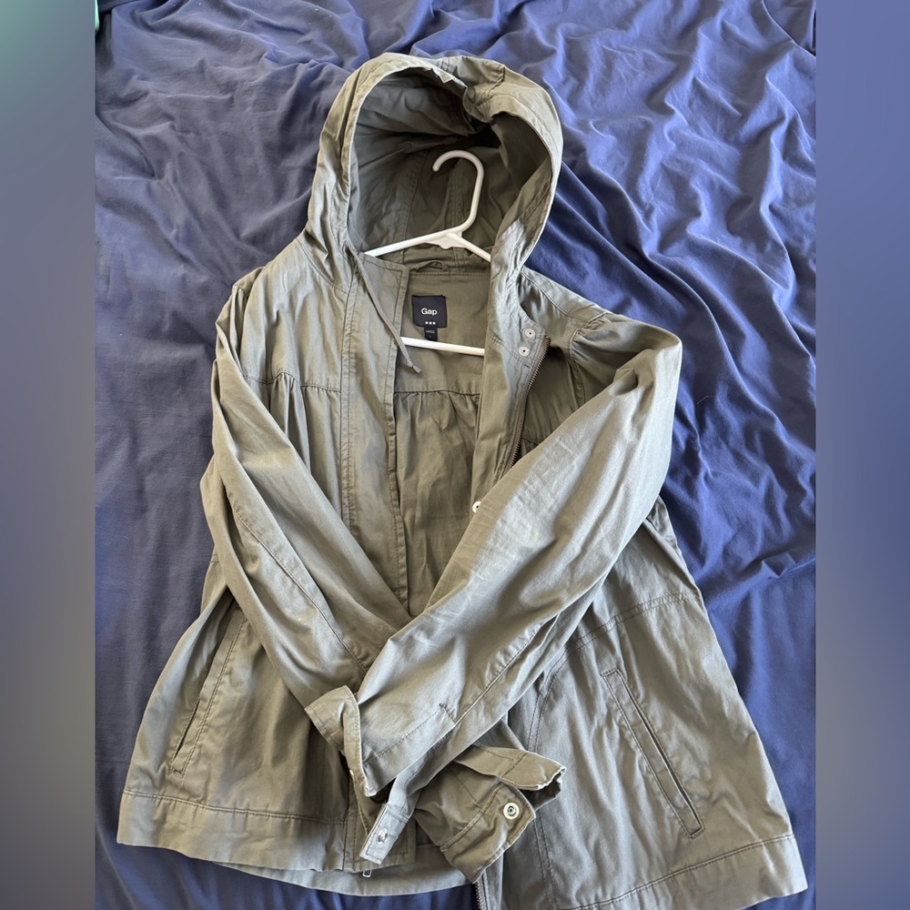 GAP Khaki Green Outerwear
